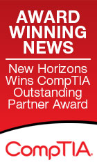 Mew Horizons awarded CompTIA Outstanding Partner award